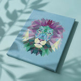 Schilderen op nummer Leeuw Polygon