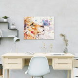 Schilderen op nummer Leeuw en Vlinder op Neus