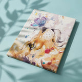 Schilderen op nummer Leeuw en Vlinder op Neus