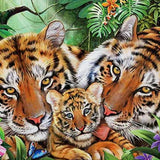 Schilderen op nummer Leeuwen met Baby