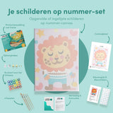 Schilderen op nummer Leeuw met Sterren