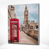 Schilderen op nummer Londen Big Ben