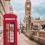 Schilderen op nummer Londen Big Ben