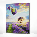 Schilderen op nummer Luchtballonen