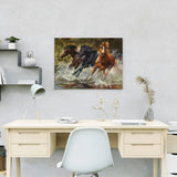 Schilderen op nummer Paarden in Zee