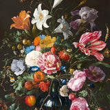 Schilderen op nummer Portret Bloemen in Blauwe Vaas