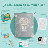 Schilderen op nummer Portret van een Leeuw