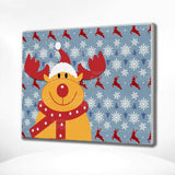 Schilderen op nummer Rendier Kerstmis