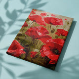 Schilderen op nummer Rode Bloemen