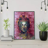 Schilderen op nummer Roze Boeddha