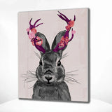 Schilderen op nummer Roze Konijn