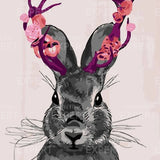 Schilderen op nummer Roze Konijn