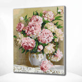 Schilderen op nummer Rozen op Tafel