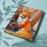 Schilderen op nummer Schattig Vosje