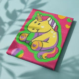 Schilderen op nummer Schattige Eenhoorn