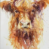 Schilderen op nummer Schotse Hooglander