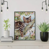 Schilderen op nummer Slapende Kat Boom