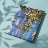 Schilderen op nummer Stadje bij de Bergen