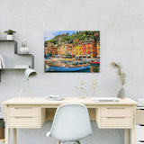 Schilderen op nummer Stadje met Boot