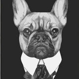 Schilderen op nummer Stoere Bulldog