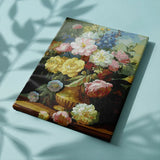 Schilderen op nummer Vaas met Gekleurde Bloemen