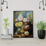 Schilderen op nummer Vaas met Gekleurde Bloemen