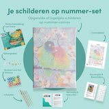 Schilderen op nummer Verliefde Papegaaien