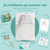 Schilderen op nummer Verliefde Uilen