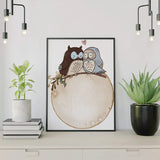 Schilderen op nummer Verliefde Uilen