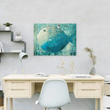 Schilderen op nummer Vis met Huisje