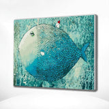 Schilderen op nummer Vis met Huisje