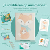Schilderen op nummer Vosje met Sjaal