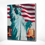 Schilderen op nummer Vrijheidsbeeld Amerika