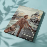 Schilderen op nummer Vrouw in Stad