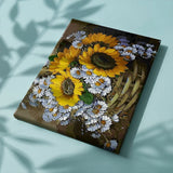 Schilderen op nummer Zonnebloemen en Kamille