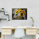 Schilderen op nummer Zonnebloemen en Kamille