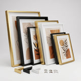 Houten Frame 4cm Dik Wit/Zwart/Bruin