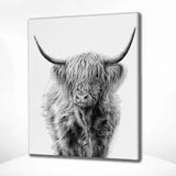 Diamond Painting Schotse Hoogelander Zwart