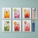 Sip & Splash - Schilderen op Nummer Mini Set van 6