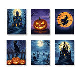 Spookachtige nachten-collectie - Schilderen op Nummer Mini Set van 6