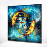 Diamond Painting Sterrenbeeld Vissen