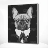 Schilderen op nummer Stoere Bulldog
