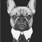 Schilderen op nummer Stoere Bulldog