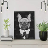 Schilderen op nummer Stoere Bulldog
