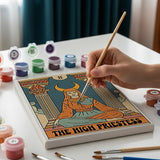 Tarot Vibe Collectie - Schilderen op Nummer Mini Set van 6