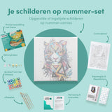 Schilderen op Nummer Tijger