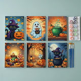 Trick or Treat magie - Schilderen op Nummer Mini Set van 6