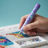 Draai-&-Zet Precisiepen – Poollicht-Lila (schroefdraad)