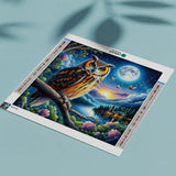 Diamond Painting Uil in de Nacht