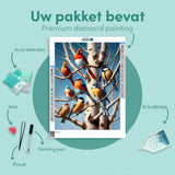 Diamond Painting Vogels in een Boom